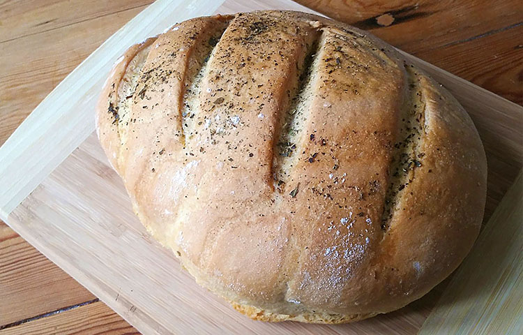 Home made bread photo